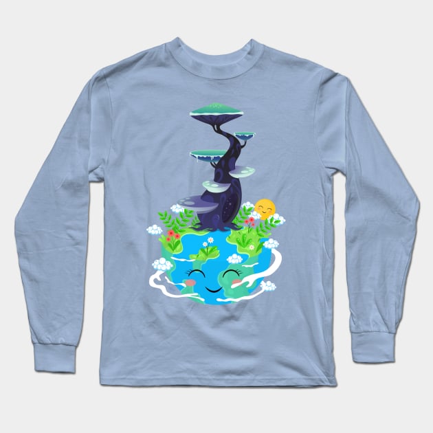 The Earth Loves Mashroom Long Sleeve T-Shirt by NICHE&NICHE